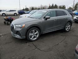 Salvage cars for sale at Denver, CO auction: 2021 Audi Q3 Premium S Line 45