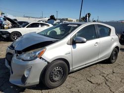 Salvage cars for sale at Van Nuys, CA auction: 2016 Toyota Prius C