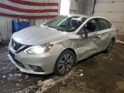 Salvage cars for sale at Lyman, ME auction: 2018 Nissan Sentra S