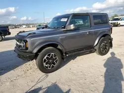 Ford Bronco Base salvage cars for sale: 2021 Ford Bronco Base