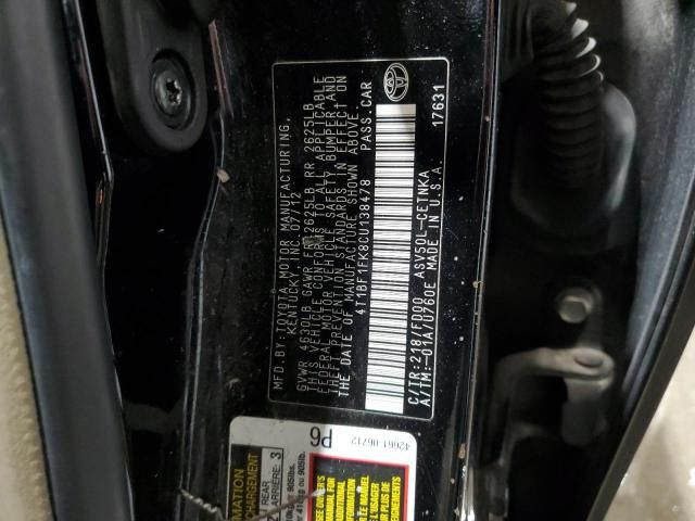 2012 Toyota Camry Base