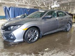 Salvage cars for sale at Woodhaven, MI auction: 2021 Honda Civic EX