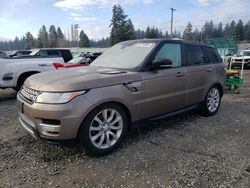 Salvage cars for sale at Graham, WA auction: 2016 Land Rover Range Rover Sport HSE