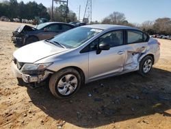 Salvage cars for sale at China Grove, NC auction: 2015 Honda Civic LX