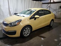 Salvage cars for sale at Ebensburg, PA auction: 2016 KIA Rio LX