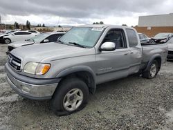 Salvage cars for sale at Mentone, CA auction: 2001 Toyota Tundra Access Cab