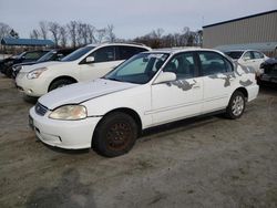 Salvage cars for sale at Spartanburg, SC auction: 1999 Honda Civic EX