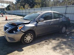 Salvage cars for sale at Savannah, GA auction: 2016 Nissan Versa S