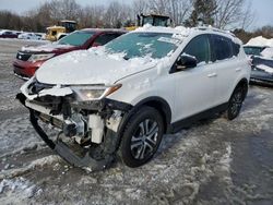 Salvage cars for sale at North Billerica, MA auction: 2016 Toyota Rav4 LE