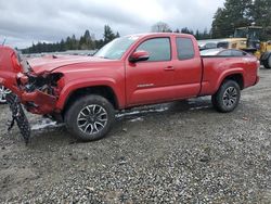 Salvage cars for sale at Graham, WA auction: 2022 Toyota Tacoma Access Cab