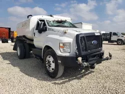 Salvage trucks for sale at San Antonio, TX auction: 2023 Ford F750 Super Duty