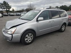 Salvage cars for sale at San Martin, CA auction: 2010 KIA Sedona LX