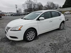 Salvage cars for sale at Gastonia, NC auction: 2015 Nissan Sentra S