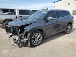 Salvage cars for sale at Fresno, CA auction: 2021 Toyota Highlander Platinum