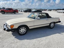 Flood-damaged cars for sale at auction: 1985 Mercedes-Benz 380 SL