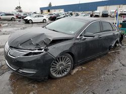 Salvage cars for sale at Woodhaven, MI auction: 2015 Lincoln MKZ Hybrid