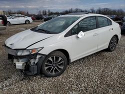 Salvage cars for sale at Columbus, OH auction: 2015 Honda Civic EX