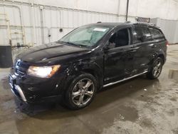 Salvage cars for sale from Copart Avon, MN: 2017 Dodge Journey Crossroad