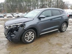 Salvage cars for sale at North Billerica, MA auction: 2017 Hyundai Tucson Limited