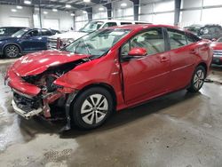 Salvage cars for sale at auction: 2016 Toyota Prius