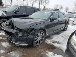 Salvage cars for sale from Copart Ontario Auction, ON: 2022 Volvo S90 B6 Inscription