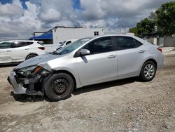 Salvage cars for sale at Opa Locka, FL auction: 2014 Toyota Corolla L