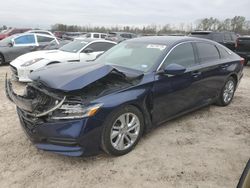 Salvage cars for sale at Houston, TX auction: 2019 Honda Accord LX