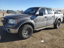 Salvage trucks for sale at Brighton, CO auction: 2006 Ford F150 Supercrew