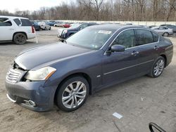 Salvage cars for sale at Ellwood City, PA auction: 2010 Infiniti M35 Base