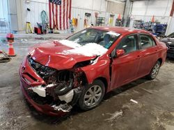 Salvage cars for sale at Mcfarland, WI auction: 2011 Toyota Corolla Base