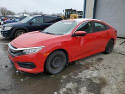 Salvage cars for sale at Duryea, PA auction: 2018 Honda Civic LX