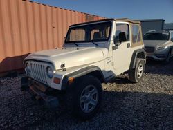 Jeep salvage cars for sale: 1998 Jeep Wrangler / TJ Sport