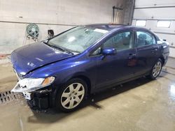 Honda Civic salvage cars for sale: 2010 Honda Civic LX