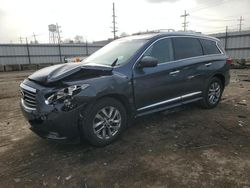 Salvage cars for sale at Chicago Heights, IL auction: 2014 Infiniti QX60