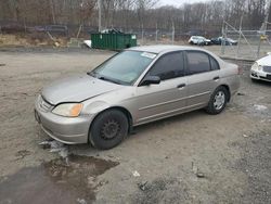 Honda Civic salvage cars for sale: 2001 Honda Civic LX