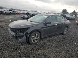 Salvage cars for sale at Portland, OR auction: 2016 Honda Accord LX