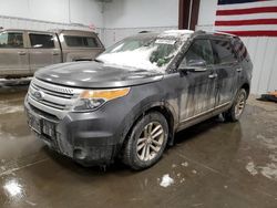 Salvage cars for sale at Windham, ME auction: 2015 Ford Explorer XLT