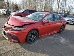 Salvage cars for sale at Portland, OR auction: 2024 Toyota Camry SE Night Shade