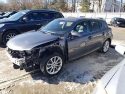 Salvage cars for sale at North Billerica, MA auction: 2013 Lexus CT 200