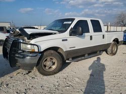 Salvage cars for sale at Haslet, TX auction: 2002 Ford F350 SRW Super Duty