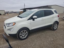 Salvage cars for sale at Temple, TX auction: 2021 Ford Ecosport SE