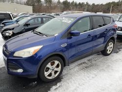 Salvage cars for sale at Exeter, RI auction: 2014 Ford Escape SE