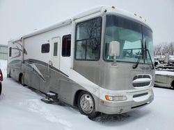 Salvage trucks for sale at Davison, MI auction: 2002 Workhorse Custom Chassis Motorhome Chassis W22