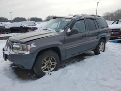 Salvage cars for sale at East Granby, CT auction: 2004 Jeep Grand Cherokee Laredo