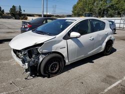 Salvage cars for sale from Copart Rancho Cucamonga, CA: 2015 Toyota Prius C