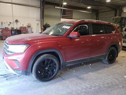 Salvage cars for sale at Greenwood, NE auction: 2021 Volkswagen Atlas SEL