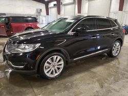 Lincoln mkx salvage cars for sale: 2016 Lincoln MKX Reserve