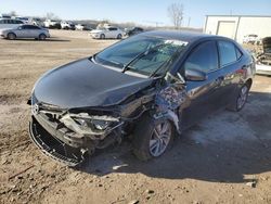 Salvage cars for sale at Kansas City, KS auction: 2015 Toyota Corolla ECO