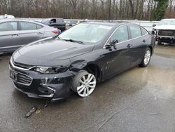 Chevrolet salvage cars for sale: 2018 Chevrolet Malibu LT