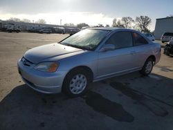 Salvage cars for sale at Sacramento, CA auction: 2002 Honda Civic EX